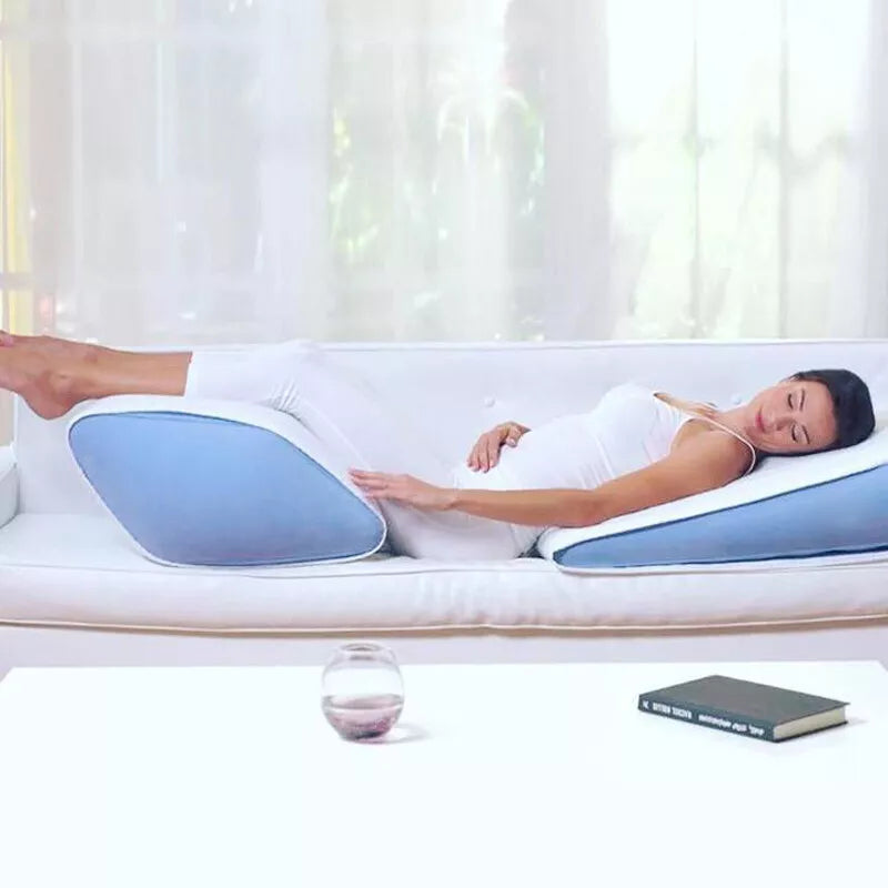Ergonominen laskimotyyny | Jalkatuki mukavuuteen &amp; kipujen lievitykseen | 45° kallistus