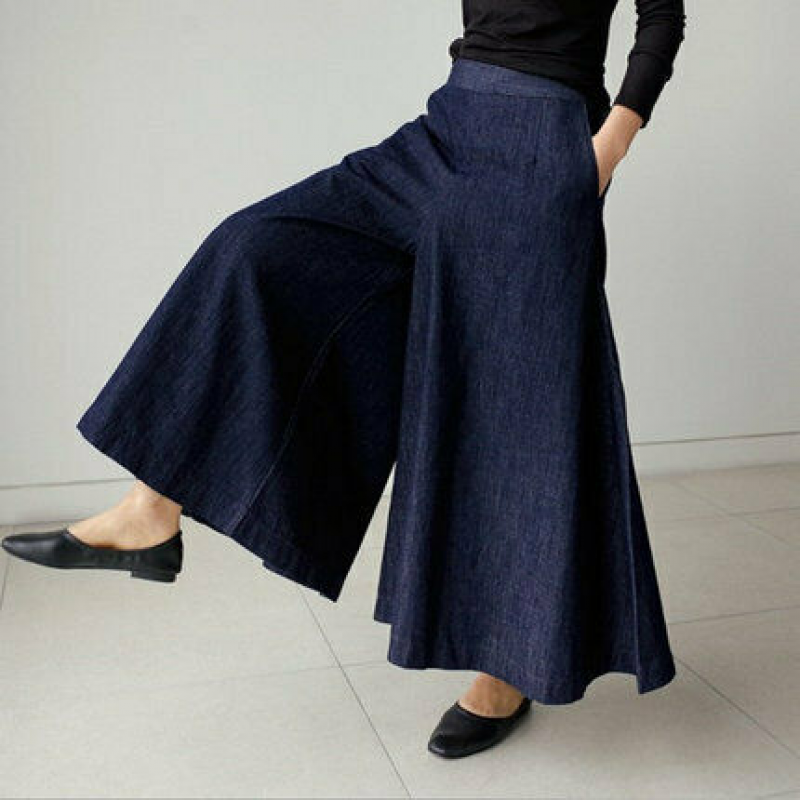 Damen Sommerhose mit weitem Bein | Luftig &amp; bequem für warme Tage | Vielseitiger Wide-Leg Fit für Alltag &amp; Urlaub