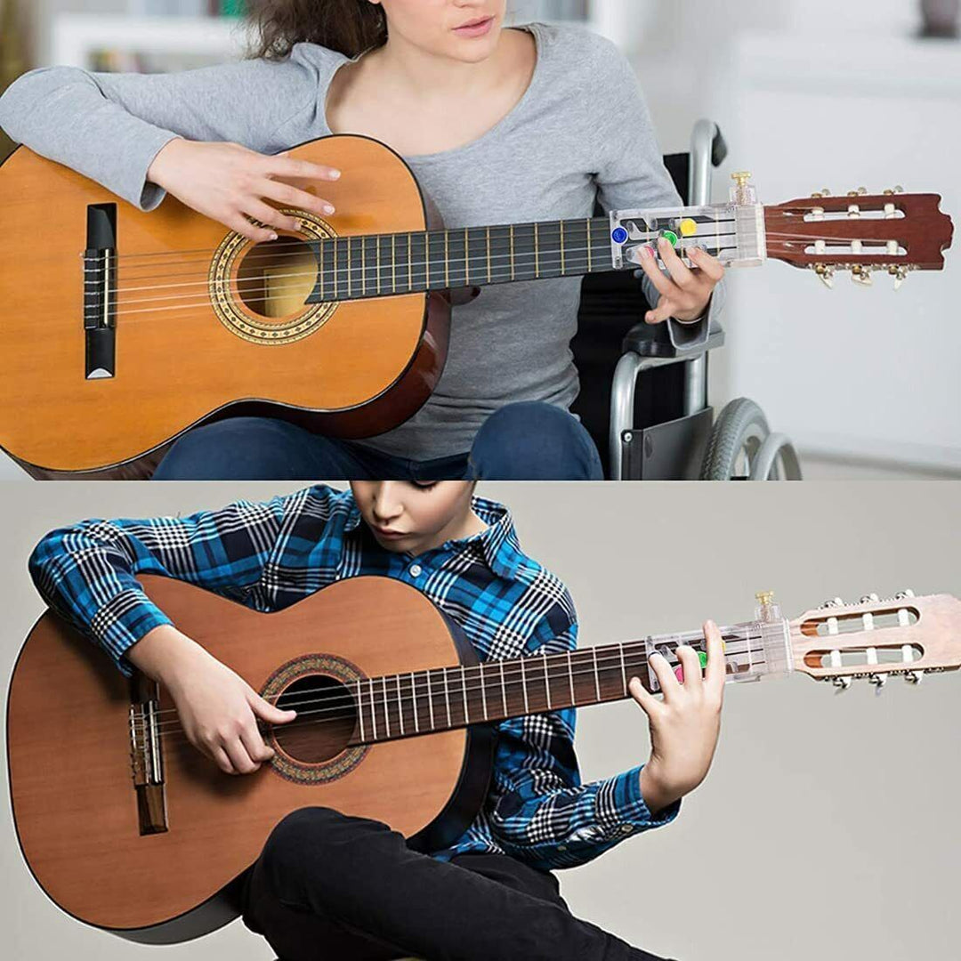 Aiuto per imparare la chitarra StringLeitfaden™ | Portatile e compatto | Impara gli accordi più velocemente, ideale per principianti e in viaggio