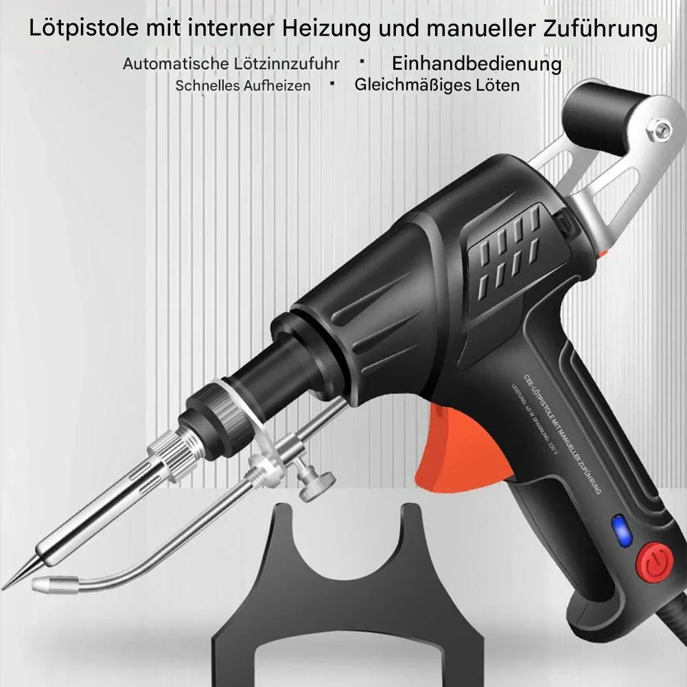 WeldMaster Pro Multifunktions-Schweißgerät | Einhandbedienung für präzise Metallarbeiten | Löten, Schneiden &amp; Entgraten  Beschreibung: