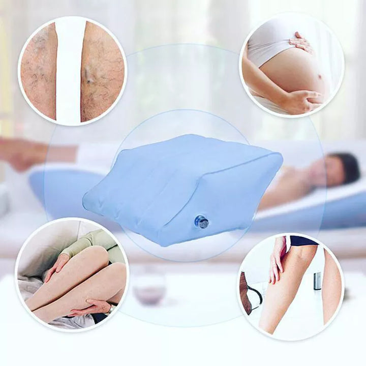 Ergonominen laskimotyyny | Jalkatuki mukavuuteen &amp; kipujen lievitykseen | 45° kallistus