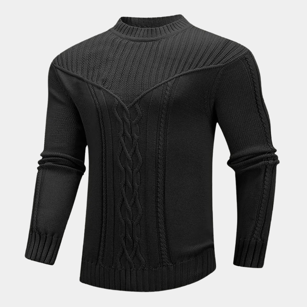 Herren Winterpullover warm und atmungsaktiv | Bequemer Pullover mit vielseitigem Design für Alltag, Freizeit und besondere Anlässe