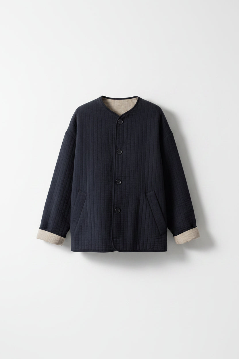 Oversized Steppjacke | Leichte Damenjacke aus Baumwolle mit weiter Passform