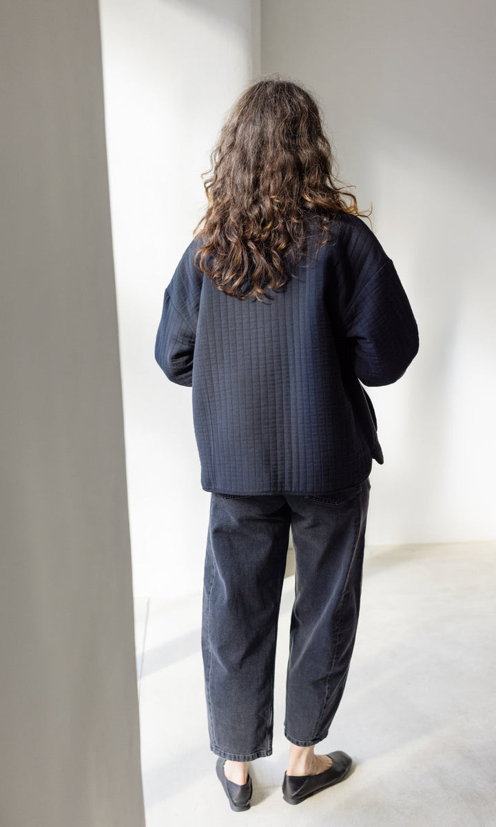 Oversized Steppjacke | Leichte Damenjacke aus Baumwolle mit weiter Passform