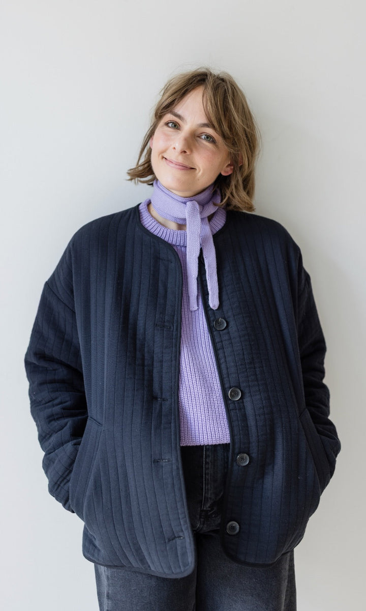 Oversized Steppjacke | Leichte Damenjacke aus Baumwolle mit weiter Passform