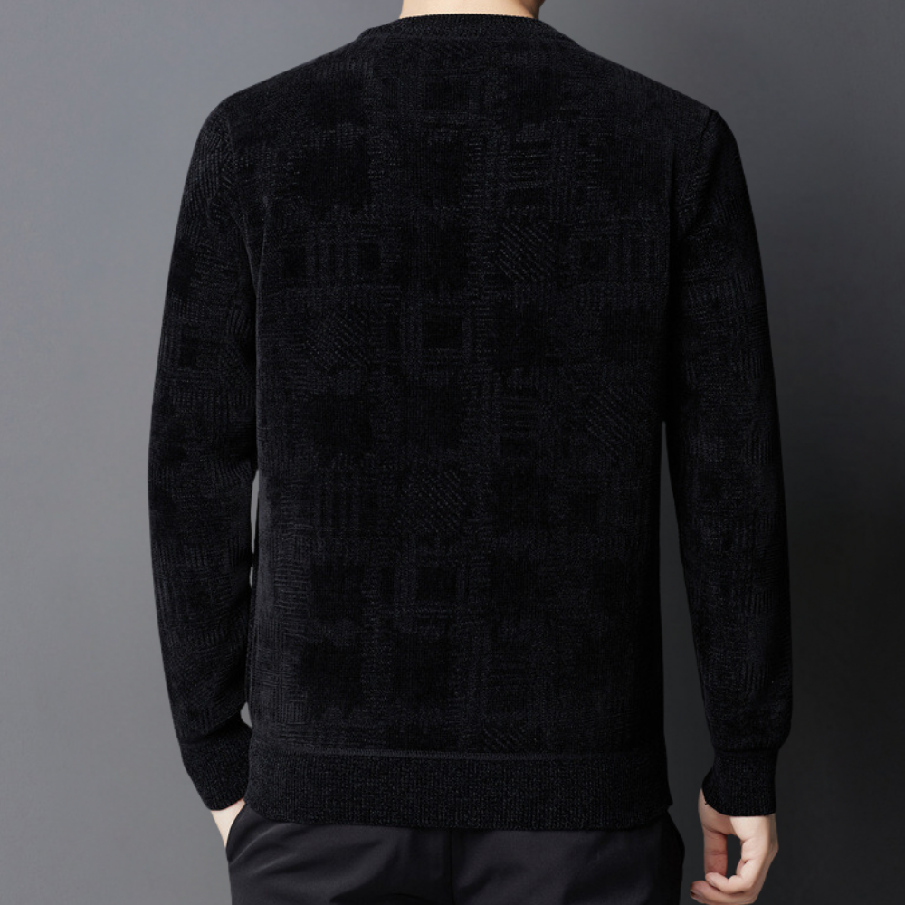 Herren Winterpullover klassisch und warm | Atmungsaktiver Pullover mit bequemer Passform für Büro, Freizeit und Alltag