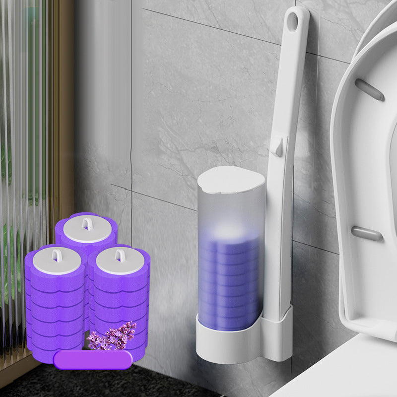 Antibakterielle Einweg-Toilettenbürste | Hygienische Reinigung &amp; Frischer Duft | Einfache Anwendung für sauberes Badezimmer