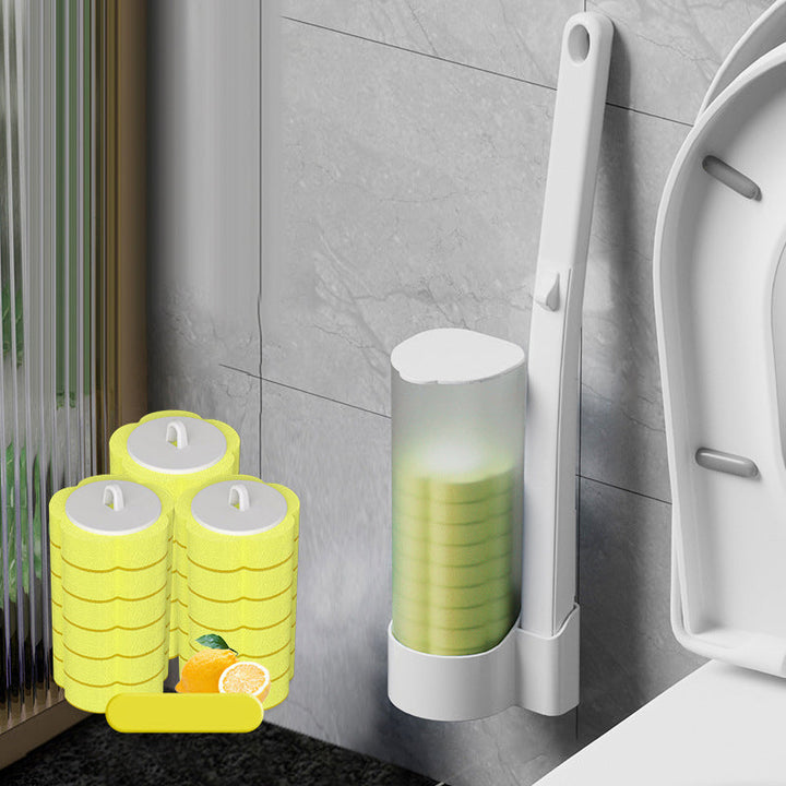 Antibakterielle Einweg-Toilettenbürste | Hygienische Reinigung &amp; Frischer Duft | Einfache Anwendung für sauberes Badezimmer
