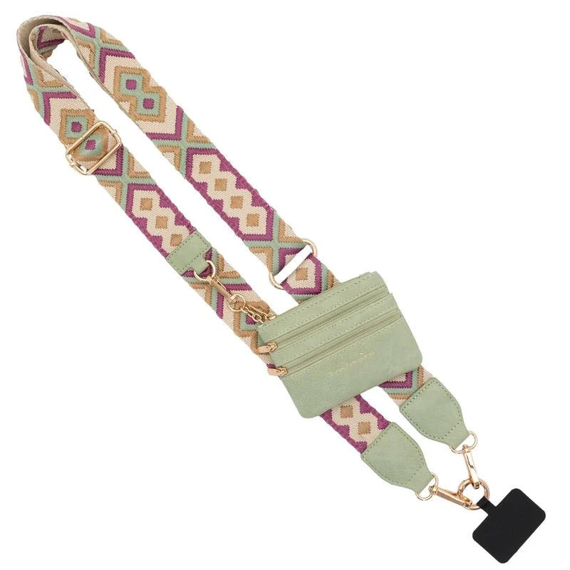 SecureKeyBand™ Phone Strap with Zipper Pocket