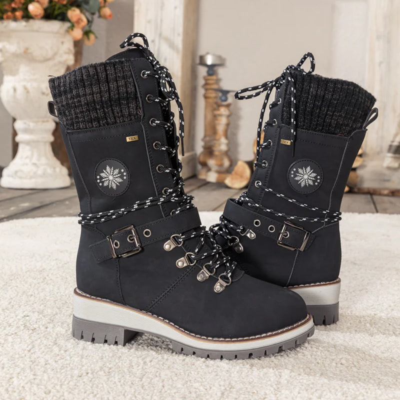 Luzie™ Winter-ready waterproof knee snow boots