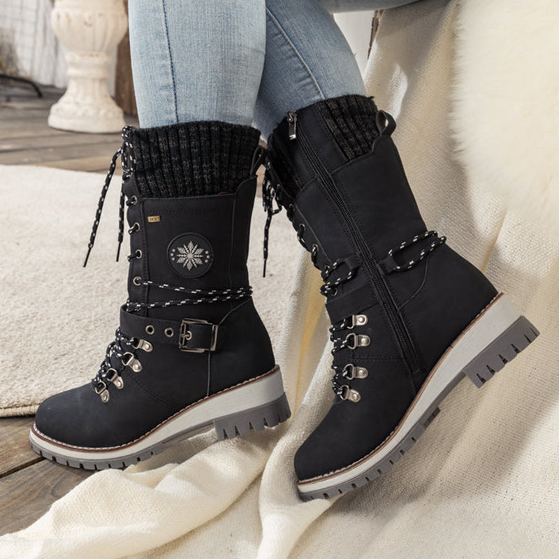 Luzie™ Winter-ready waterproof knee snow boots
