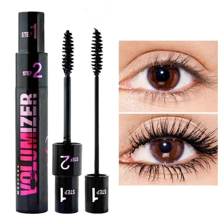 2+2 Gratis | Wimperntusche Volumen 4x | Langanhaltend &amp; Wischfest bis 24h | Wasserfest Mascara Schwarz