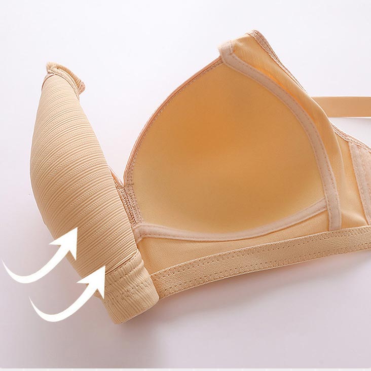 Reggiseno senza ferretto senza cuciture | Traspirante e elastico per uso quotidiano e comfort | Chiusura posteriore regolabile | Offerta 1+1