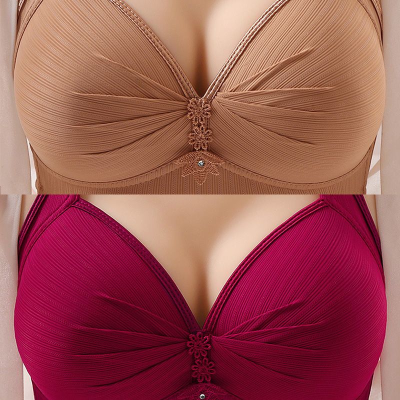 Reggiseno senza ferretto senza cuciture | Traspirante e elastico per uso quotidiano e comfort | Chiusura posteriore regolabile | Offerta 1+1