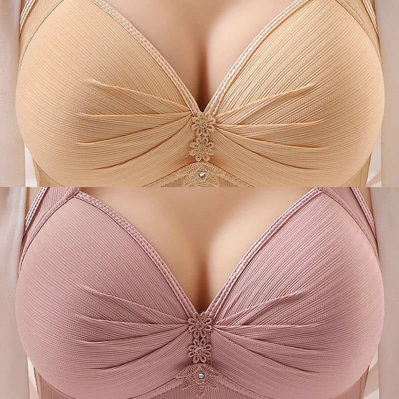 Reggiseno senza ferretto senza cuciture | Traspirante e elastico per uso quotidiano e comfort | Chiusura posteriore regolabile | Offerta 1+1
