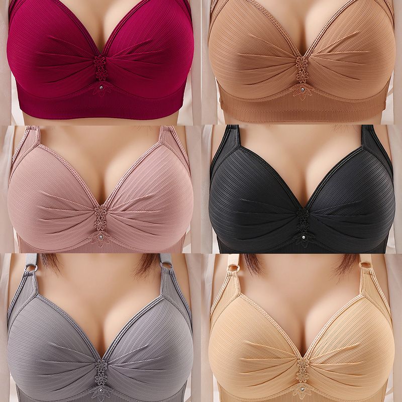 Reggiseno senza ferretto senza cuciture | Traspirante e elastico per uso quotidiano e comfort | Chiusura posteriore regolabile | Offerta 1+1