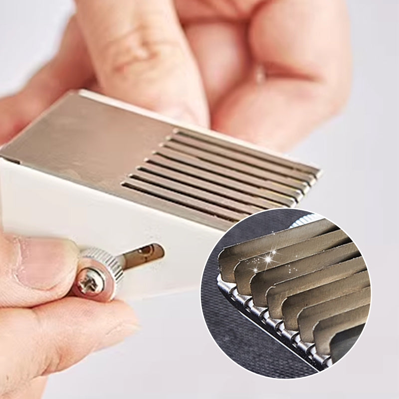 ProTender Fleischzartmacher | einstellbare Schnitttiefe bis 0,9 cm | bessere Marinadenaufnahme &amp; gleichmäßiges Garen | sicherer Klingenschutz