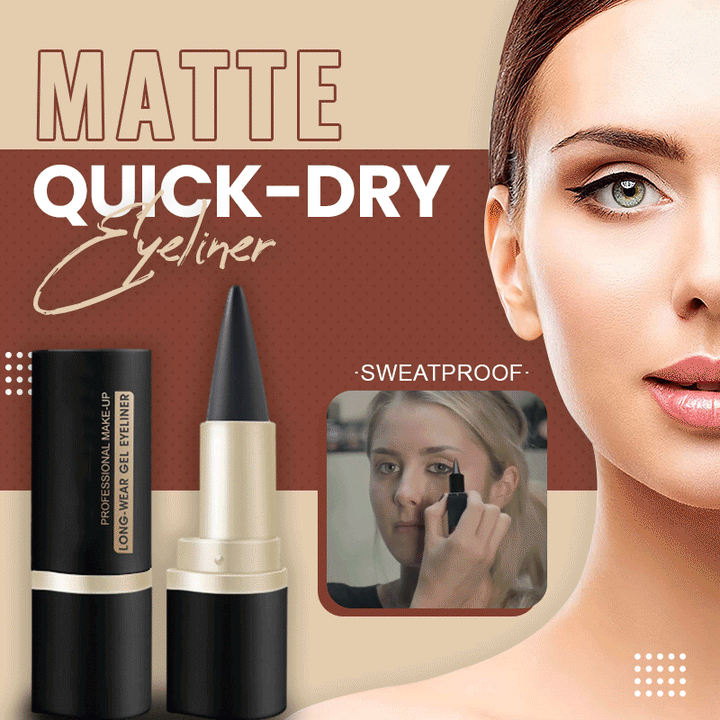 Smudge-proof eyeliner pencil waterproof | For precise lines &amp; cat-eye look | Beginner-friendly, twist mechanism, 1+1 set