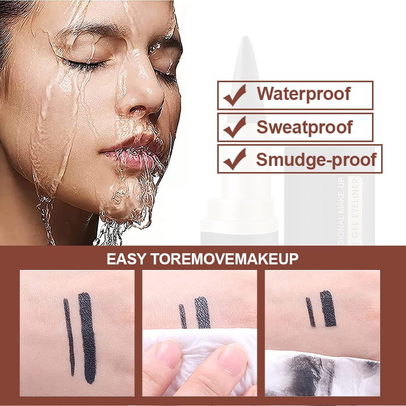 Flüssiger Eyeliner | Wasserfest &amp; Langanhaltend | Einfache Anwendung für präzise Augen-Definition