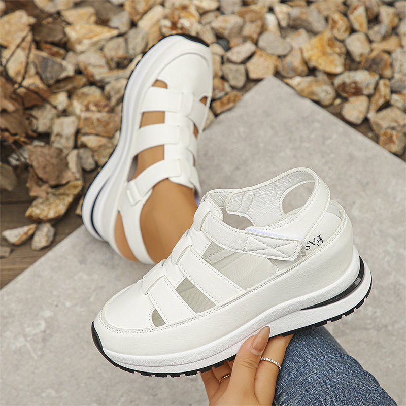 Női zárt orrú sneaker szandálok