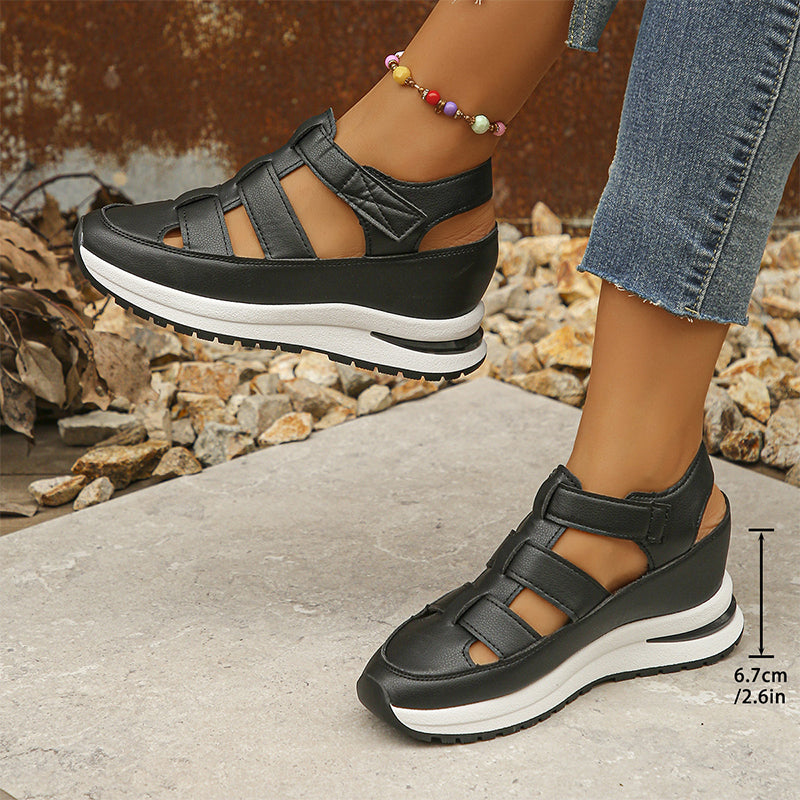 Női zárt orrú sneaker szandálok