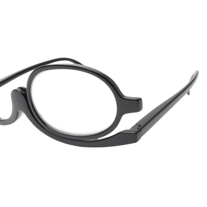 Make-up-Lesebrille mit drehbarer Linse | Präzises Schminken beider Augen | Leicht &amp; stylisch