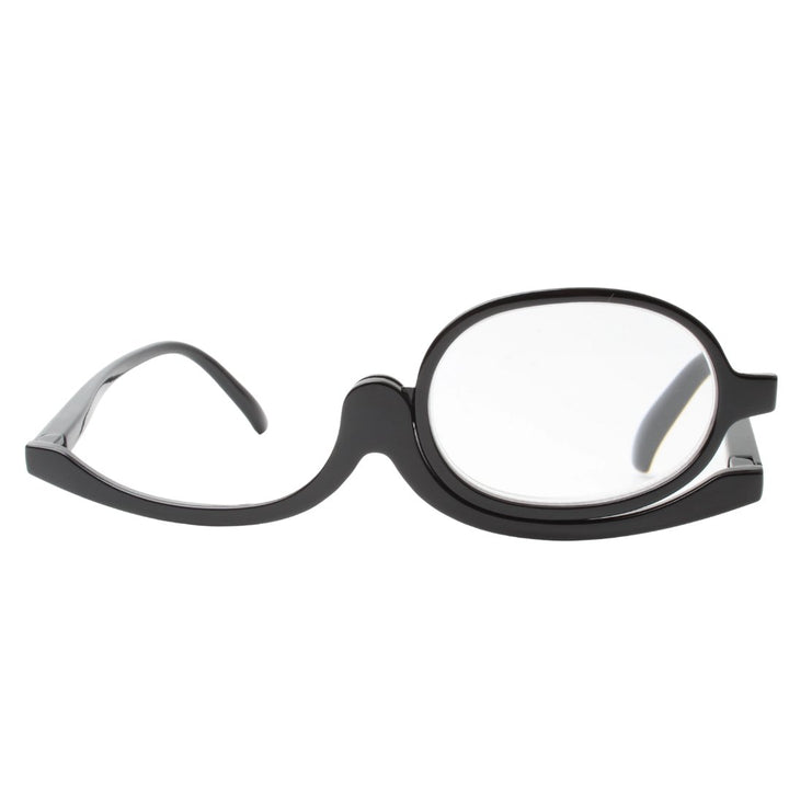 Make-up-Lesebrille mit drehbarer Linse | Präzises Schminken beider Augen | Leicht &amp; stylisch