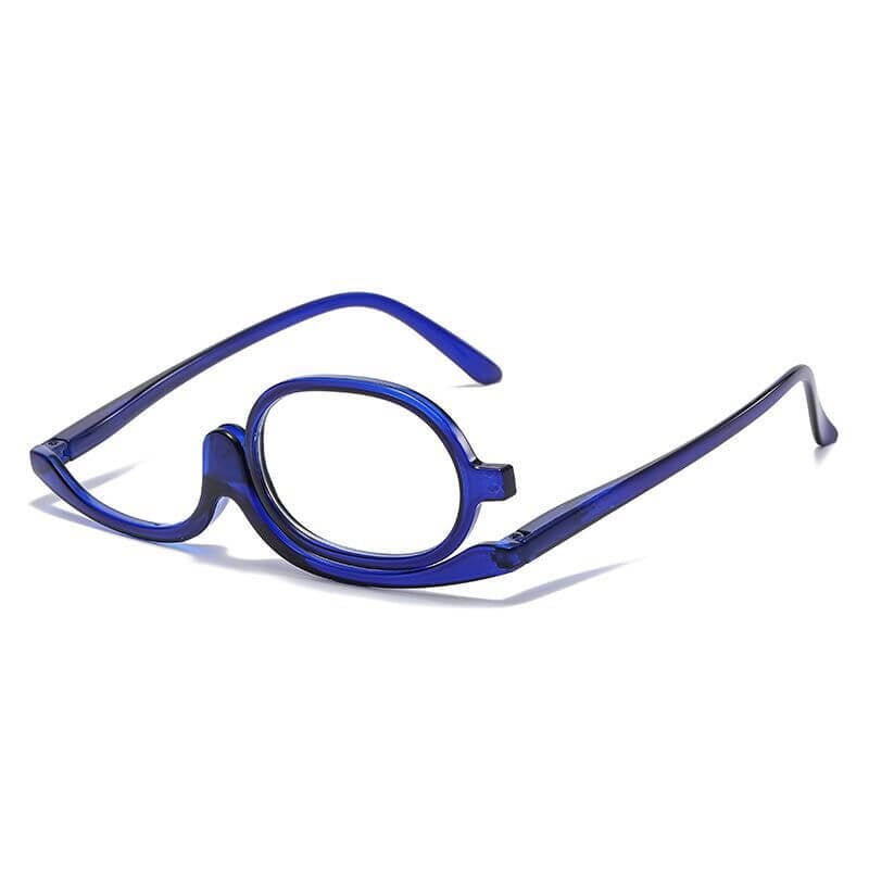 Make-up-Lesebrille mit drehbarer Linse | Präzises Schminken beider Augen | Leicht &amp; stylisch