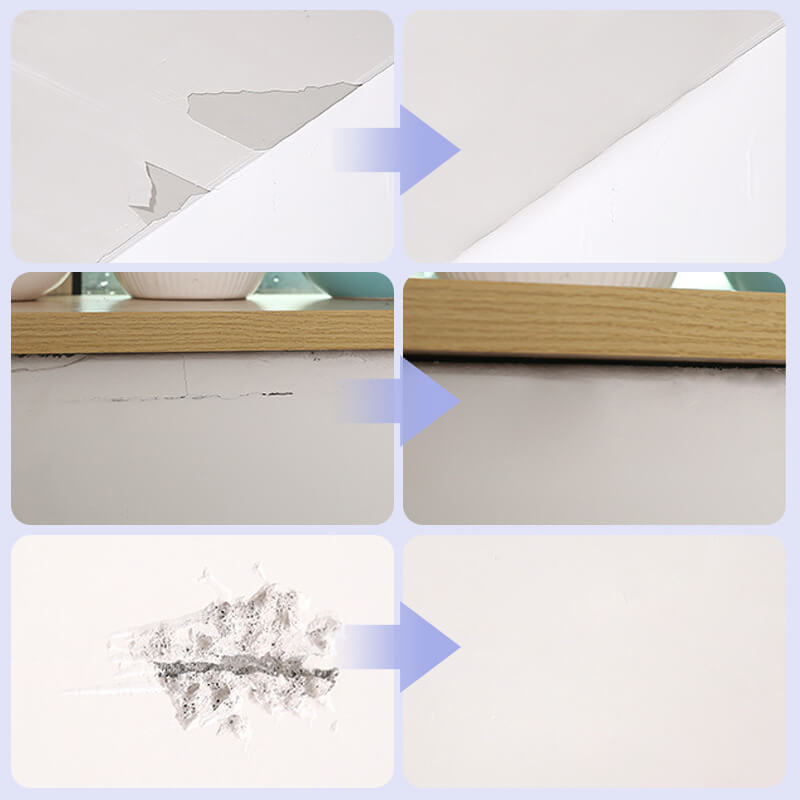 Wall repair paste for white walls | Fills cracks &amp; holes, smooths in minutes | Clean to apply, quick drying | For quick touch-ups