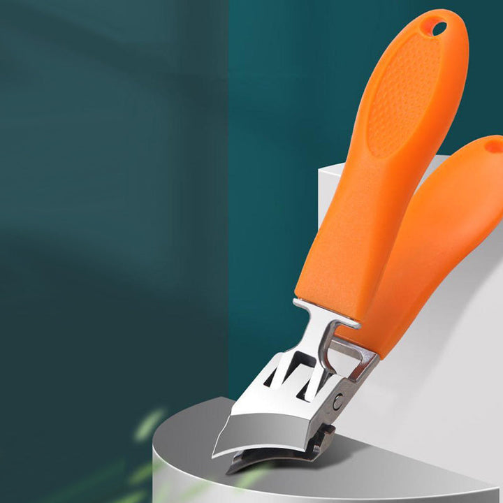 Nagelknipser für dicke Nägel | Edelstahl-Nagelschneider mit breiter Öffnung, schräger Klinge und ergonomischem Griff