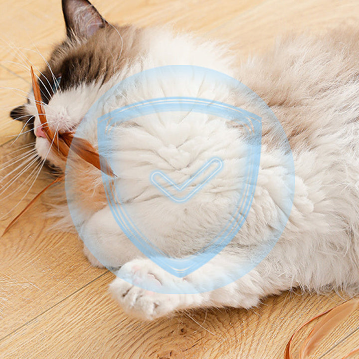 Limited Time 50% Off Interactive Feather Cat Bouncing Ball