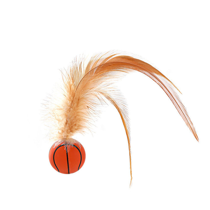Limited Time 50% Off Interactive Feather Cat Bouncing Ball