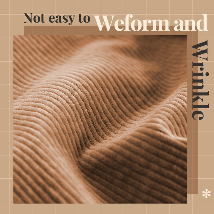 VelvetSwing™ soft ribbed texture