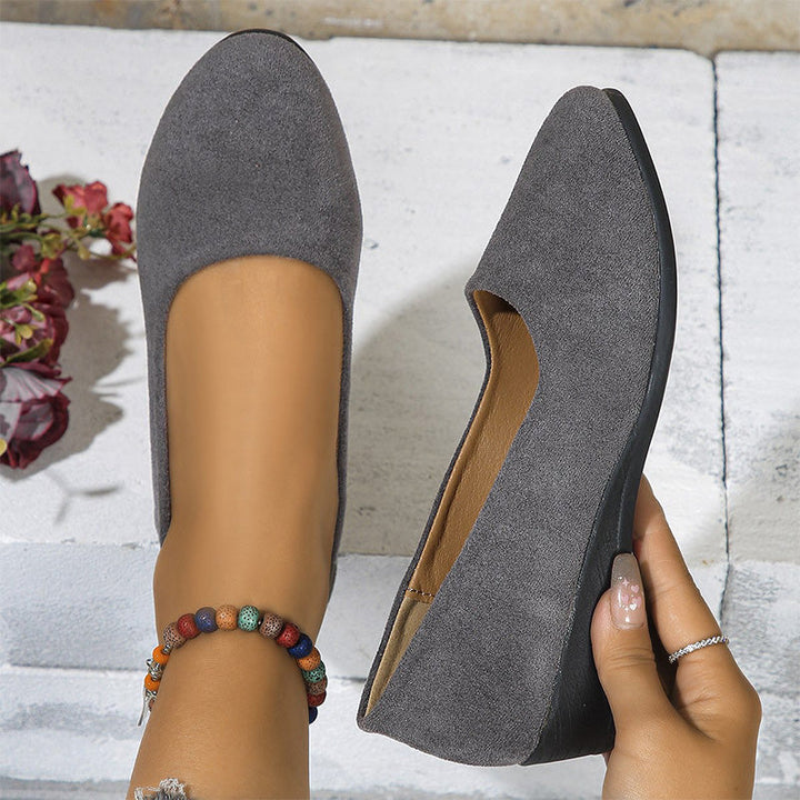 Elegante Damen Keilabsatz-Schuhe mit rutschfester Sohle | Leichte Komfort-Sommerschuhe | Stilvoll &amp; bequem für Alltag und Anlass