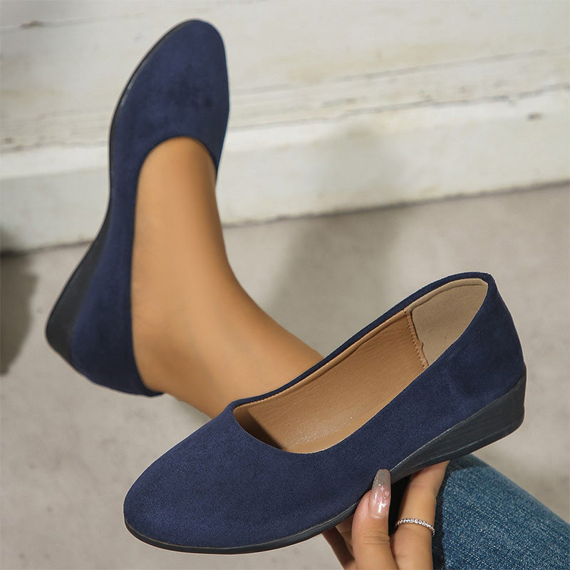 Elegante Damen Keilabsatz-Schuhe mit rutschfester Sohle | Leichte Komfort-Sommerschuhe | Stilvoll &amp; bequem für Alltag und Anlass