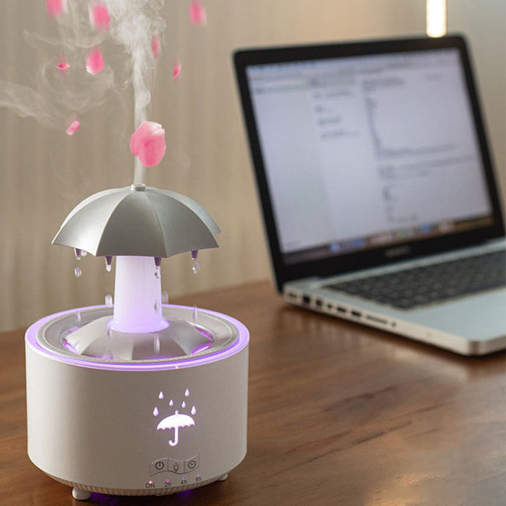 Aroma Diffuser | Ultraschall-Luftbefeuchter mit 300-ml-Wassertank, LED-Beleuchtung und automatischer Abschaltung