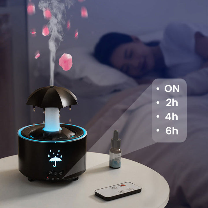 Aroma Diffuser | Ultraschall-Luftbefeuchter mit 300-ml-Wassertank, LED-Beleuchtung und automatischer Abschaltung