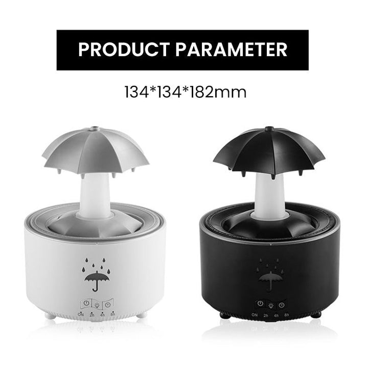 Aroma Diffuser | Ultraschall-Luftbefeuchter mit 300-ml-Wassertank, LED-Beleuchtung und automatischer Abschaltung