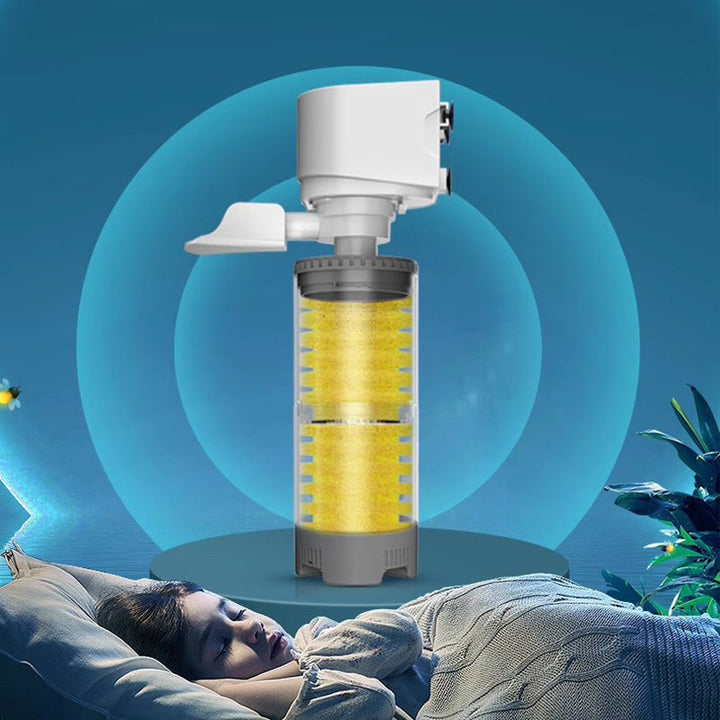 Leiser Elektrischer Aquariumfilter | Schnell &amp; Effizient | Sauerstoffzufuhr &amp; Wellenbildung | Geräuscharm &amp; Langlebig