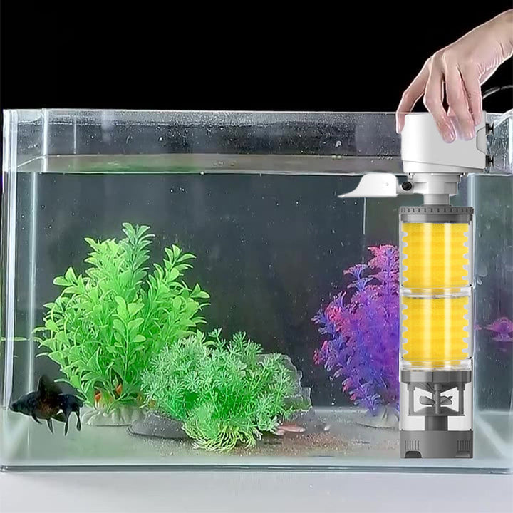 Leiser Elektrischer Aquariumfilter | Schnell &amp; Effizient | Sauerstoffzufuhr &amp; Wellenbildung | Geräuscharm &amp; Langlebig