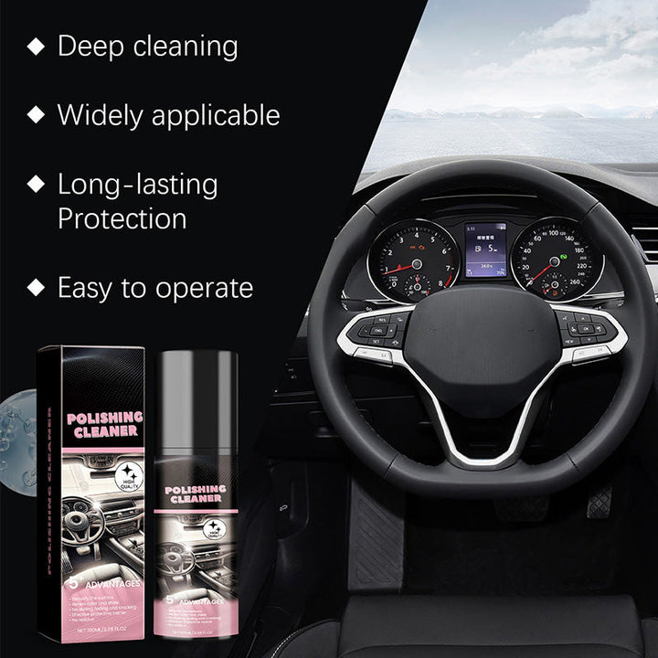 Auto Innenraum-Politur 3-in-1 100 ml | Reinigt &amp; schützt Kunststoff, Leder und Vinyl | Glanz-Finish in 3 Minuten