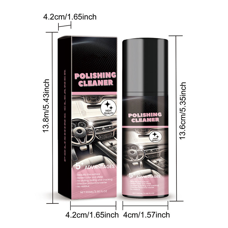 Auto Innenraum-Politur 3-in-1 100 ml | Reinigt &amp; schützt Kunststoff, Leder und Vinyl | Glanz-Finish in 3 Minuten