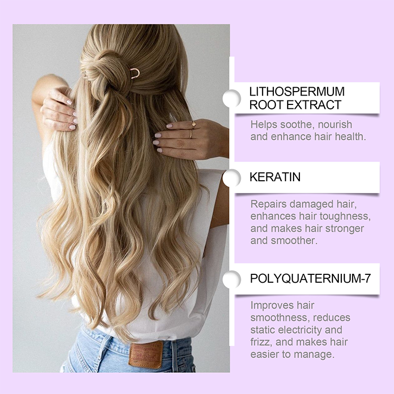 Anti-Gelbstich Haarmaske für Blondes &amp; Graues Haar | Violette Farbpflege gegen Messingstöne | Intensive Pflege &amp; Glanz
