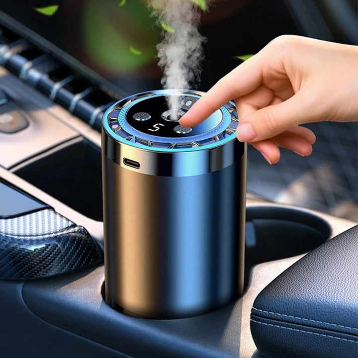 Auto Aroma Diffuser | Intelligenter Autoduftspender mit automatischer Aktivierung, Sprühstufen &amp; Lichtfunktion