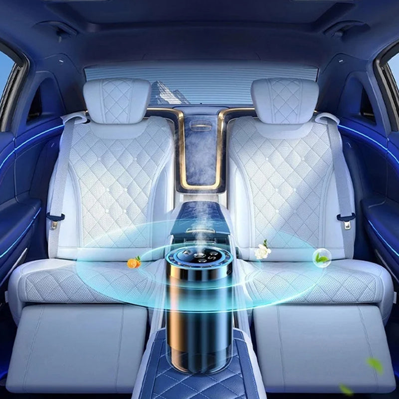 Auto Aroma Diffuser | Intelligenter Autoduftspender mit automatischer Aktivierung, Sprühstufen &amp; Lichtfunktion