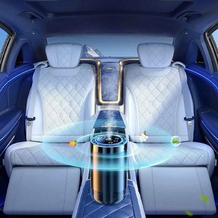 Auto Aroma Diffuser | Intelligenter Autoduftspender mit automatischer Aktivierung, Sprühstufen &amp; Lichtfunktion