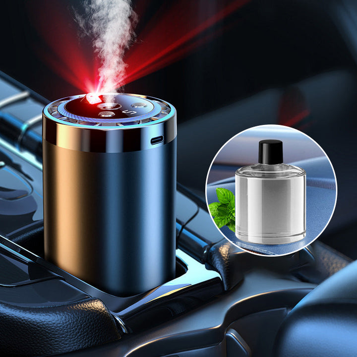 Auto Aroma Diffuser | Intelligenter Autoduftspender mit automatischer Aktivierung, Sprühstufen &amp; Lichtfunktion