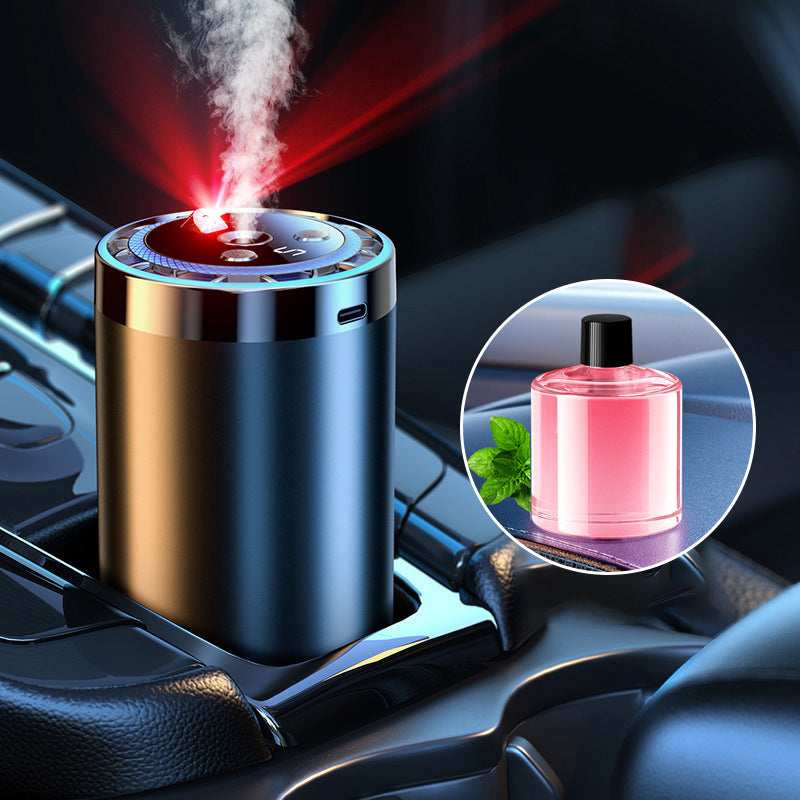 Auto Aroma Diffuser | Intelligenter Autoduftspender mit automatischer Aktivierung, Sprühstufen &amp; Lichtfunktion