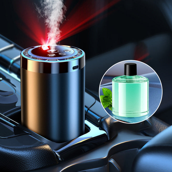 Auto Aroma Diffuser | Intelligenter Autoduftspender mit automatischer Aktivierung, Sprühstufen &amp; Lichtfunktion