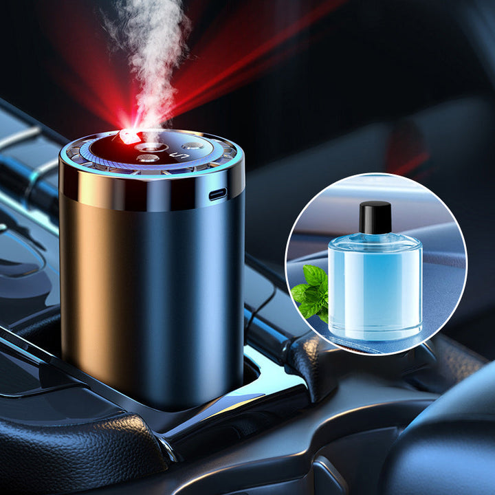 Auto Aroma Diffuser | Intelligenter Autoduftspender mit automatischer Aktivierung, Sprühstufen &amp; Lichtfunktion